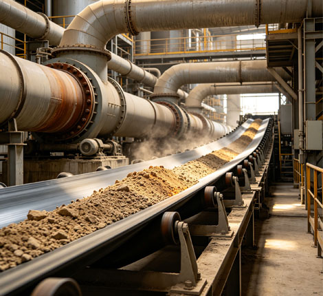 3High temperature clinker conveying system in cement plant